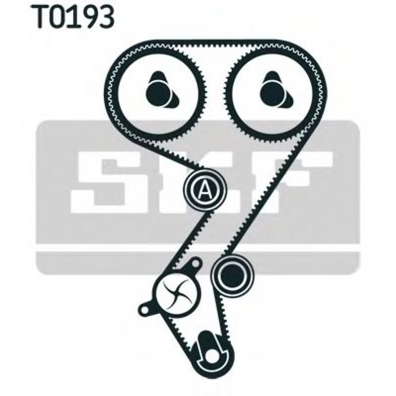 VKMA 03132 SKF Комплект (ремінь+ролики)